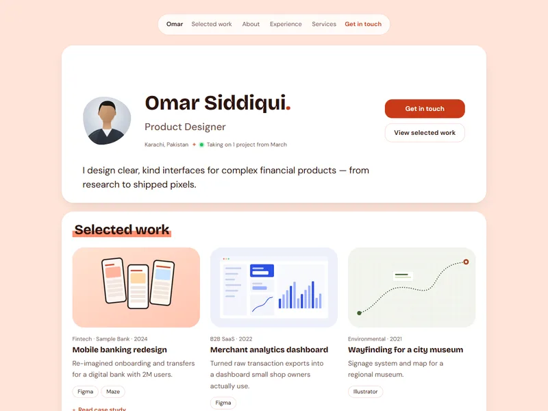 Amplify template preview