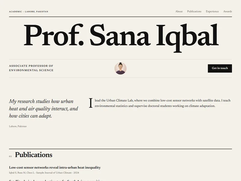 Byline template preview