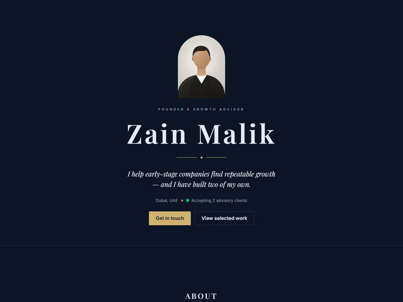 Executive template preview