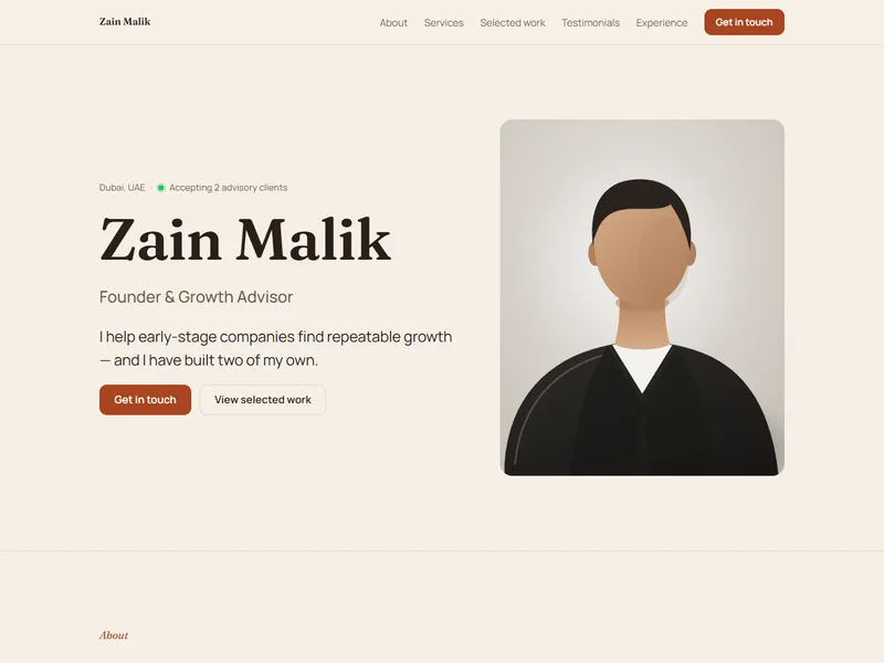 Independent template preview
