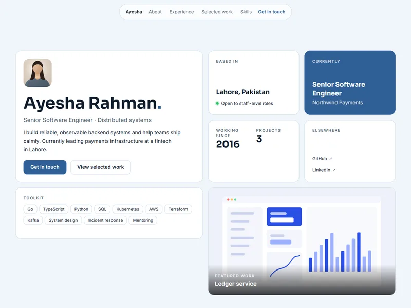 Insight template preview