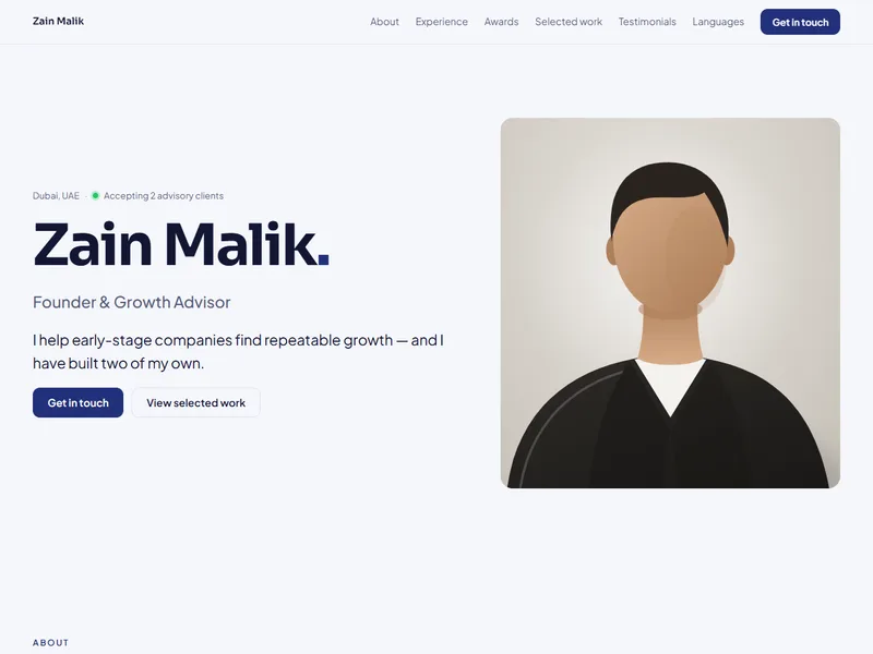 Keynote template preview