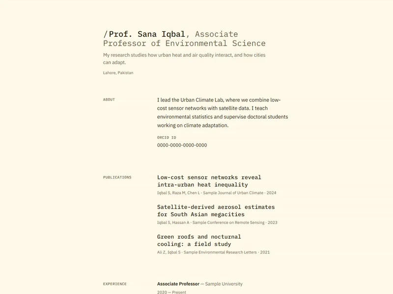 Lab Notebook template preview
