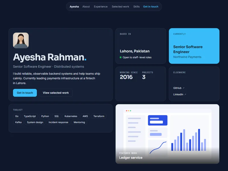 Launchpad template preview