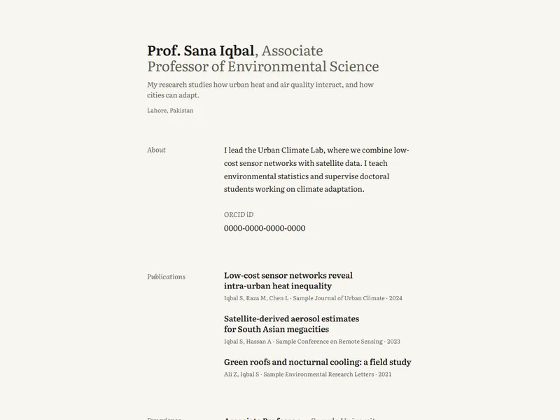Longform template preview