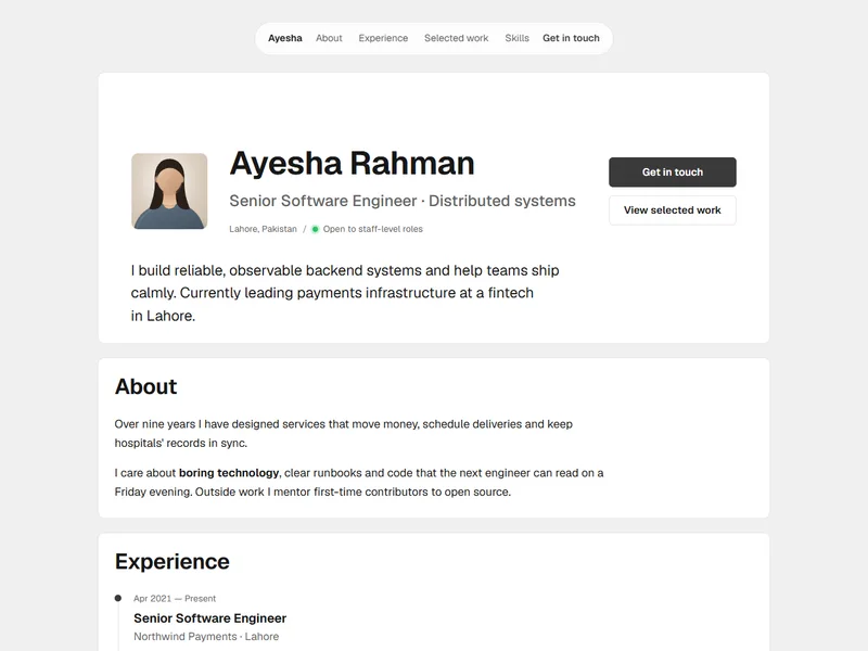 Pull Request template preview