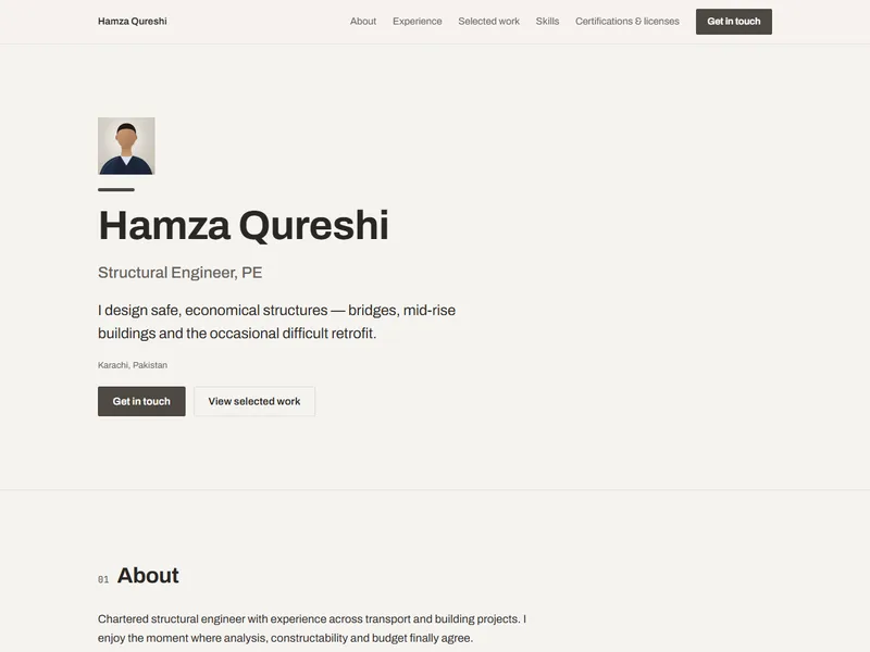 Structure template preview