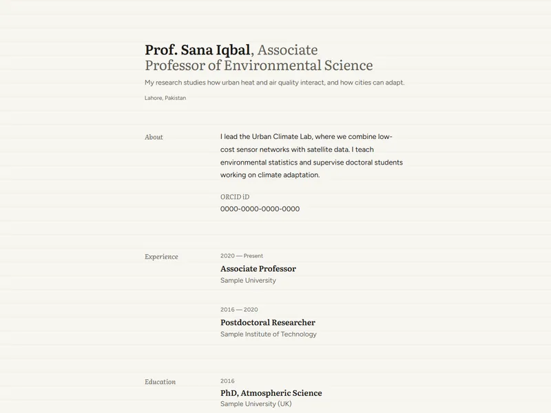 Syllabus template preview